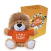 #CM 1266P - 6" Lovable Lion With Custom Box