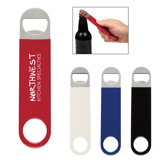 #CM 2024 Large Vinyl Coated Stainless Steel Bottle Opener