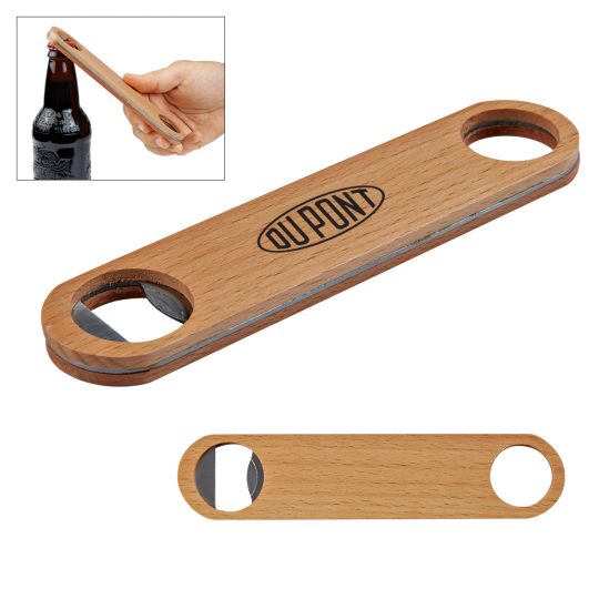 #CM 2091 Large Wood Bottle Opener