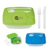 #CM 2128PH Wave Lunch Container With Custom Handle Box