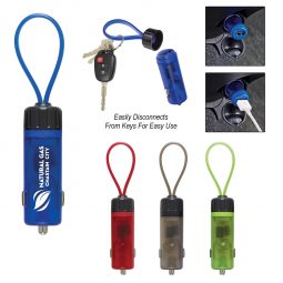 #CM 2653 Luminous USB Car Charger Key Strap