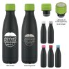 #CM 5746P - 16 Oz. Matte Black Swig Stainless Steel Bottle With Custom Box