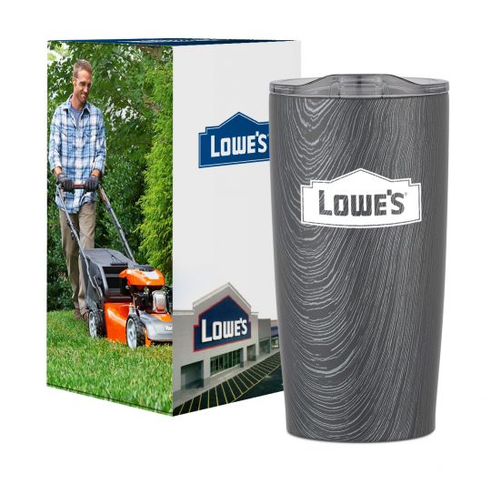 #CM 5786P - 20 Oz. Woodtone Himalayan Tumbler With Custom Box