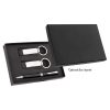 #CM 9958 Executive Pen And Leatherette Key Tag Box Set