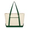 #CM 3225 Large Cotton Canvas Sailing Tote Bag