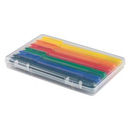 #CM 453 - 6-Piece Retractable Crayons In Case