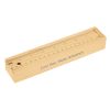 #CM 457 - 12- Piece Colored Pencil Set In Wooden Ruler Box