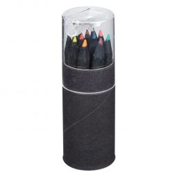 #CM 462 Blackwood 12-Piece Colored Pencil Set In Tube With Sharpener