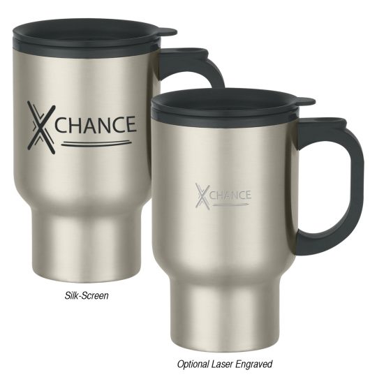 #CM 5822 - 16 Oz. Stainless Steel Rockwell Tumbler