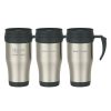 #CM 5841 - 16 Oz. Stainless Steel Slide Action Travel Mug