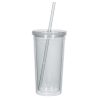#CM 5868 - 24 Oz. Newport Acrylic Tumbler With Straw