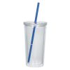 #CM 5868 - 24 Oz. Newport Acrylic Tumbler With Straw
