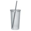 #CM 5868 - 24 Oz. Newport Acrylic Tumbler With Straw