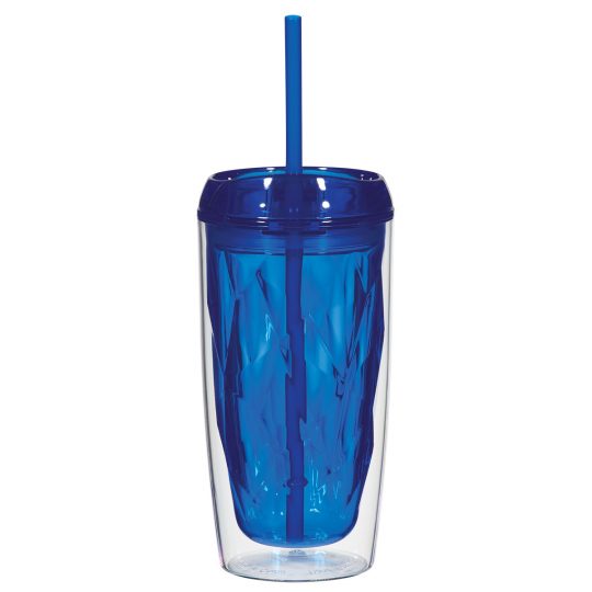 #CM 5889 - 16 Oz. Glacier Tumbler With Straw
