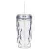 #CM 5889 - 16 Oz. Glacier Tumbler With Straw