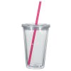 #CM 5969 - 16 Oz. Double Wall Acrylic Tumbler With Insert