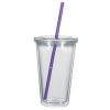 #CM 5969 - 16 Oz. Double Wall Acrylic Tumbler With Insert