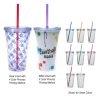 #CM 5969 - 16 Oz. Double Wall Acrylic Tumbler With Insert