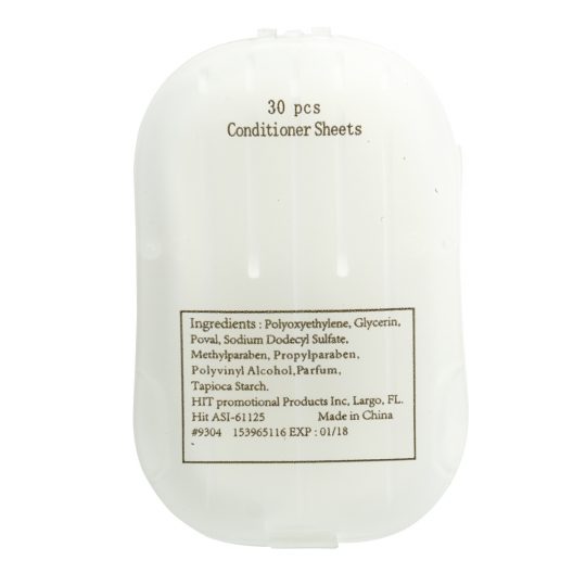 #CM 9304 Conditioner Sheets In Compact Travel Case