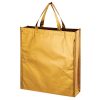 #CM 3346 Metallic Non-Woven Shopper Tote Bag