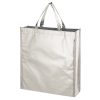 #CM 3346 Metallic Non-Woven Shopper Tote Bag