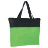 #CM 3351 Non-Woven Zippered Tote Bag