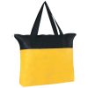 #CM 3351 Non-Woven Zippered Tote Bag