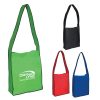 #CM 3367 Non-Woven Messenger Tote Bag With Hook And Loop Closure