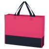 #CM 3394 Non-Woven Raven Prism Tote Bag