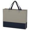 #CM 3394 Non-Woven Raven Prism Tote Bag