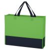 #CM 3394 Non-Woven Raven Prism Tote Bag