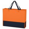 #CM 3394 Non-Woven Raven Prism Tote Bag
