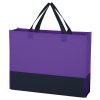 #CM 3394 Non-Woven Raven Prism Tote Bag