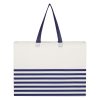 #CM 3395 Non-Woven Horizontal Stripe Tote Bag