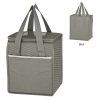 #CM 3560 Non-Woven Wave Design Kooler Lunch Bag