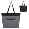 #CM 3635 Heathered Tote Bag