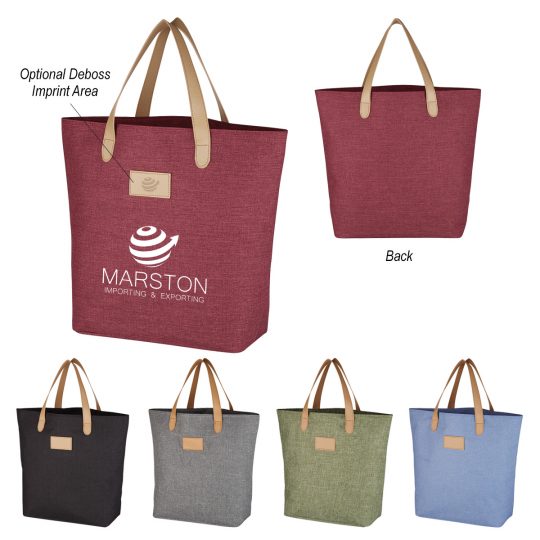 #CM 3732 Heathered Tote Bag