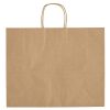 #CM 3903 Kraft Paper Brown Shopping Bag - 16" x 12-1/2"