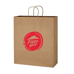 #CM 3904 Kraft Paper Brown Shopping Bag - 16" x 19"