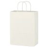 #CM 3912 Kraft Paper White Shopping Bag - 10" x 13"
