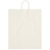 #CM 3914 Kraft Paper White Shopping Bag - 16" x 19"