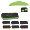 #CM 4027 - 37" Arc Telescopic Folding Travel Umbrella With Eva Case
