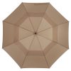 #CM 4120 - 44" Arc Telescopic Folding Wood Handle Umbrella