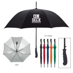 #CM 4126 - 47" Arc Silver Lining Umbrella