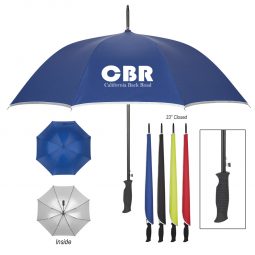 #CM 4128 - 48" Arc Silver Accent Umbrella