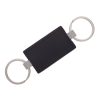 #CM 4725 Leatherette Double Ring Key Tag