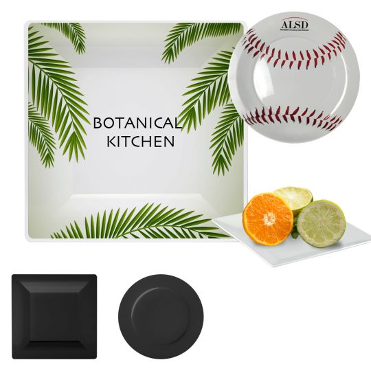 #CM 5607 - 6 ½" Full Color Square Plate