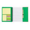 #CM 6107 Spiral Notebook With Sticky Notes And Flags