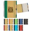 #CM 6109 Eco-Inspired 5" x 7" Spiral Notebook & Pen