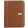 #CM 6704 Eclipse Bonded Leather 8 ½" x 11" Zippered Portfolio With Calculator